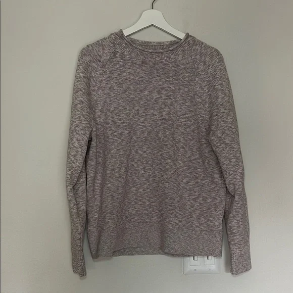 NWOT Lululemon Boxy Cotton-Blend Velvet Dust Gray Lavender Sweater size medium - Picture 3 of 8